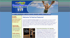 Desktop Screenshot of festivalfeatures.com